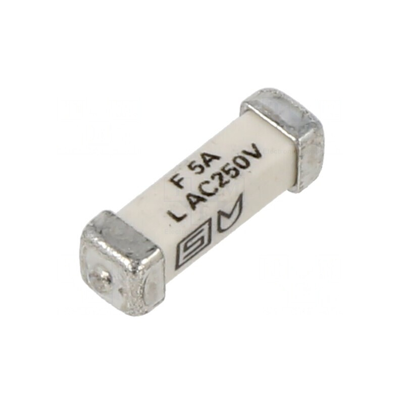 Siguranță Ardere Rapidă 5A 250VAC 125VDC SMD Cupru | Electronic-mag.ro | Componente Electronice