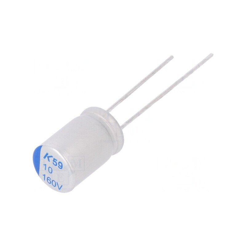 Condensator polimeric 10uF 160VDC THT | Electronic-mag.ro | Componente Electronice