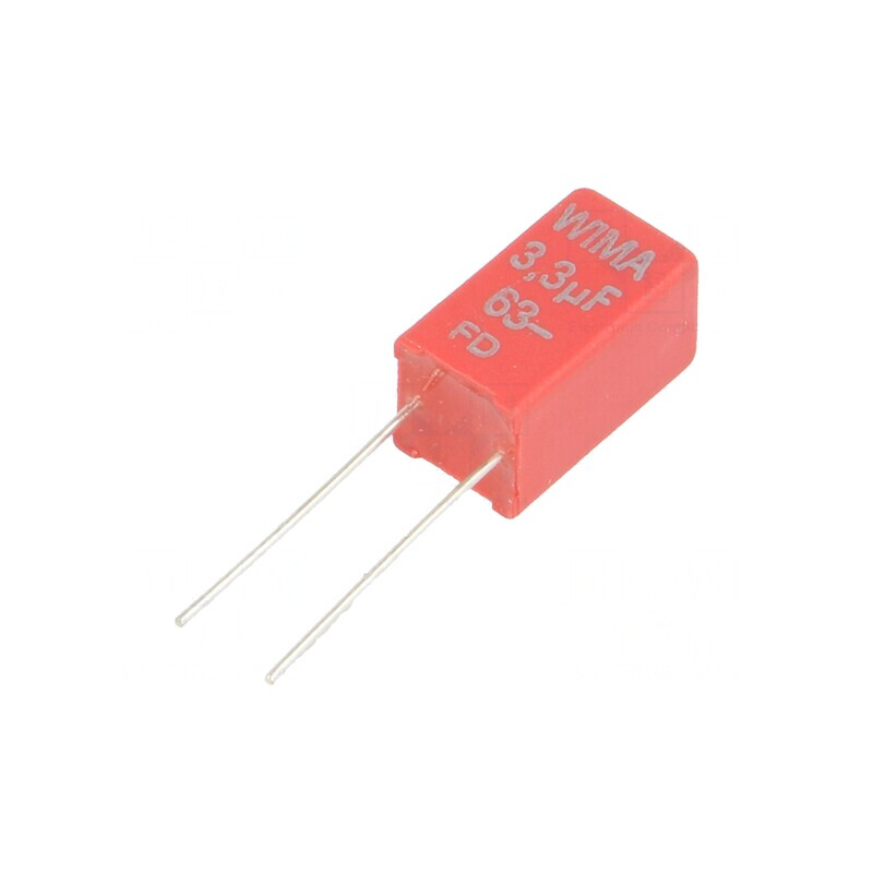 Condensator Poliester 3,3uF 40VAC 63VDC 5mm ±5% | Electronic-mag.ro | Componente Electronice