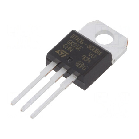 Triac 800V 6A TO220AB Snubberless | Electronic-mag.ro | Componente Electronice