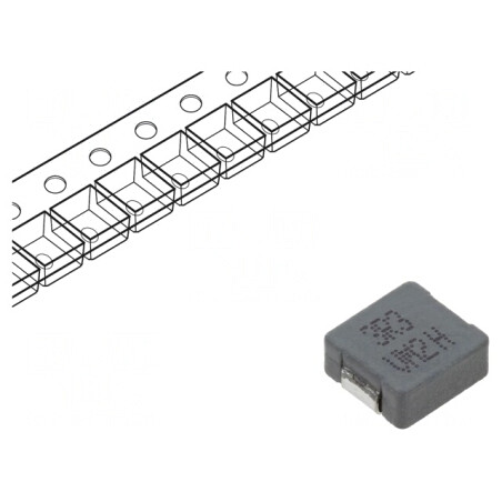 Inductor SMD 3,3uH 6A 28mΩ ±20% | Electronic-mag.ro | Componente Electronice