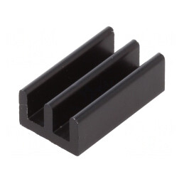 Radiator Aluminiu Negru 17x10x6mm 41K/W | Electronic-mag.ro | Componente Electronice