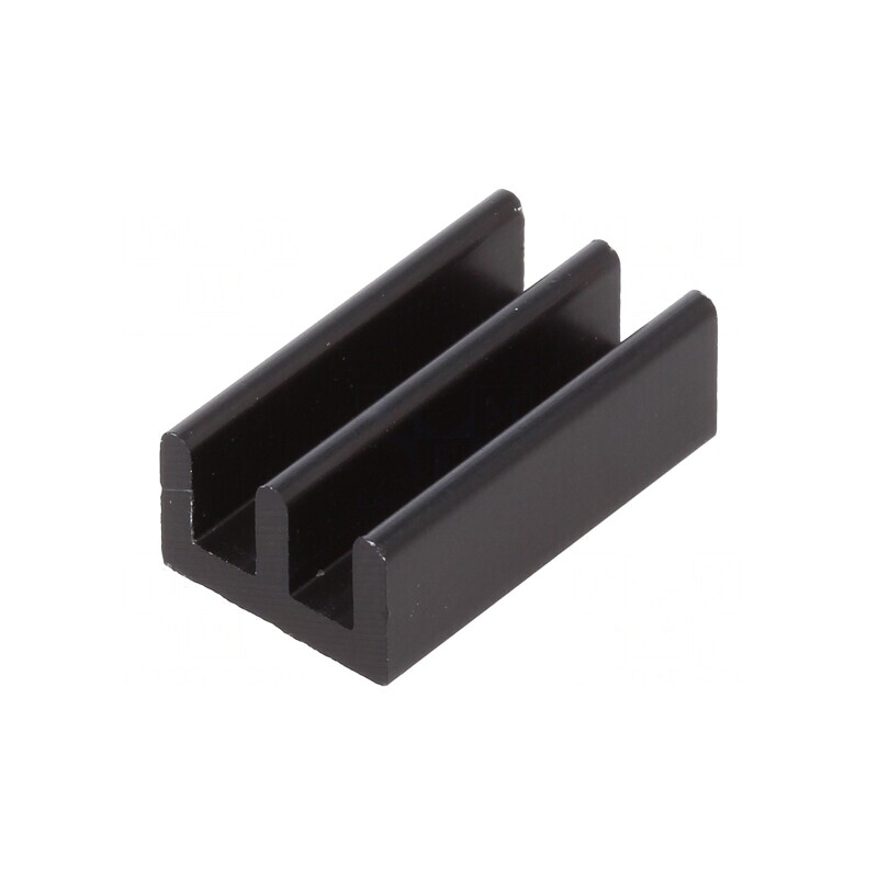 Radiator Aluminiu Negru 17x10x6mm 41K/W | Electronic-mag.ro | Componente Electronice