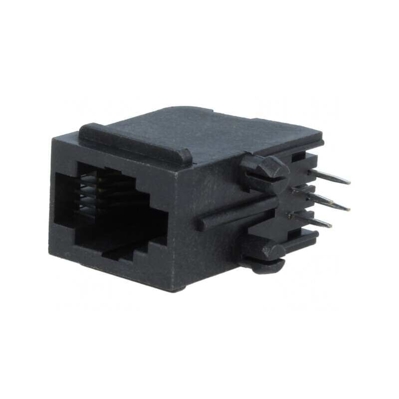 Soclu RJ9 4p4c THT în unghi Cat5 | Electronic-mag.ro | Componente Electronice