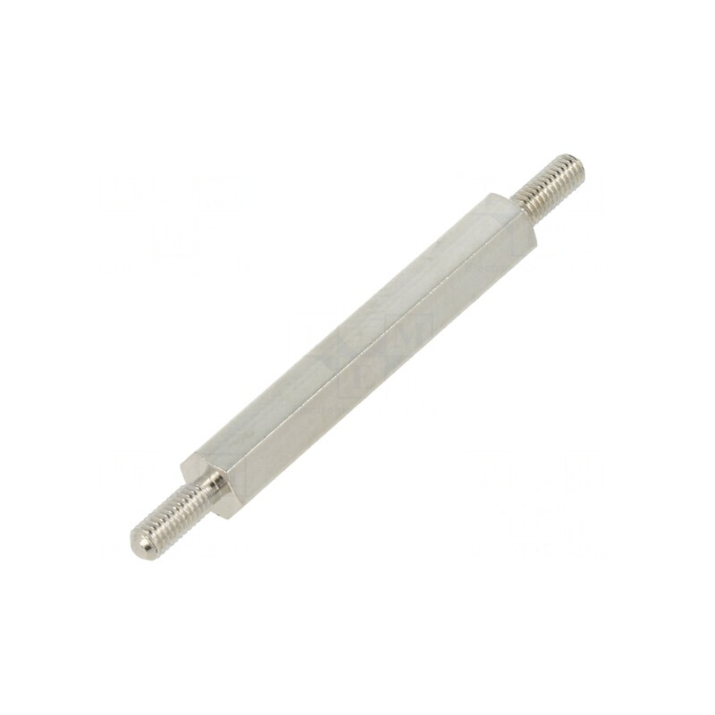 Piuliţă-distanţieră hexagonală filetată 60mm M3 | Electronic-mag.ro | Componente Electronice