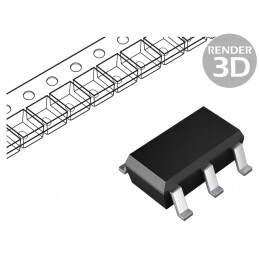 USB High-Side Power Switch 1A SMD | Electronic-mag.ro | Componente Electronice