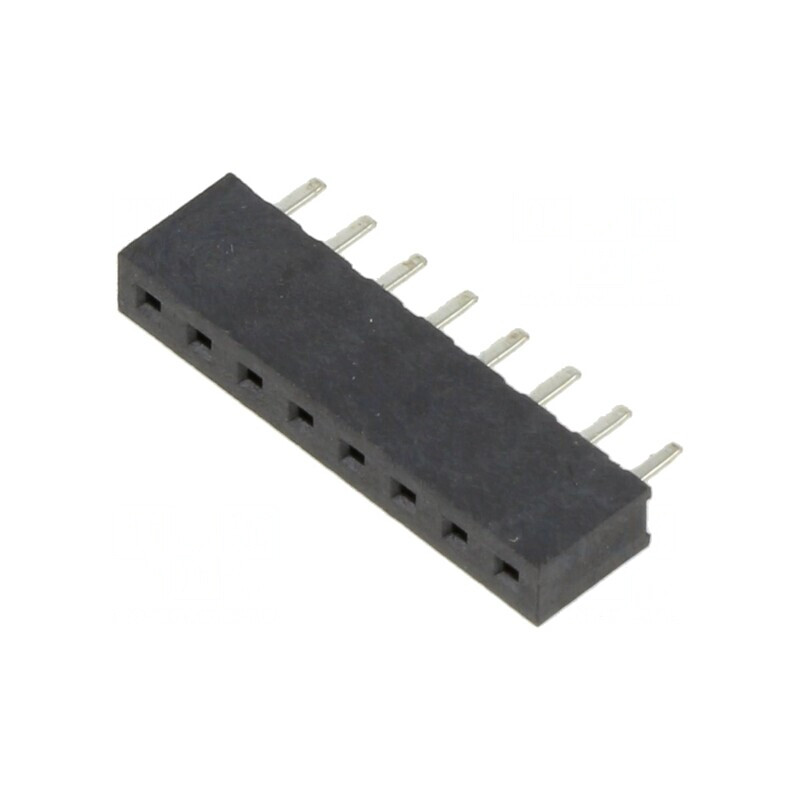 Soclu pini mamă 2mm 8 pini THT pentru PCB | Electronic-mag.ro | Componente Electronice