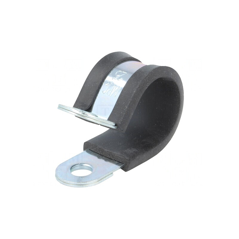 Clipsuri Oțel 25mm cu Protecție EPDM | Electronic-mag.ro | Componente Electronice