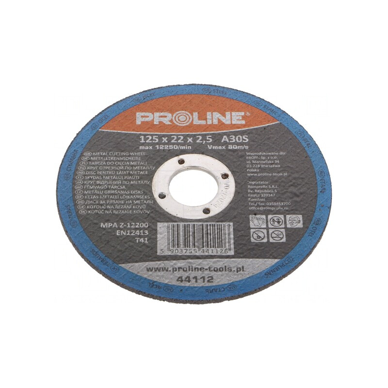 Disc de Tăiere 125mm pentru Oțel | Electronic-mag.ro | Componente Electronice