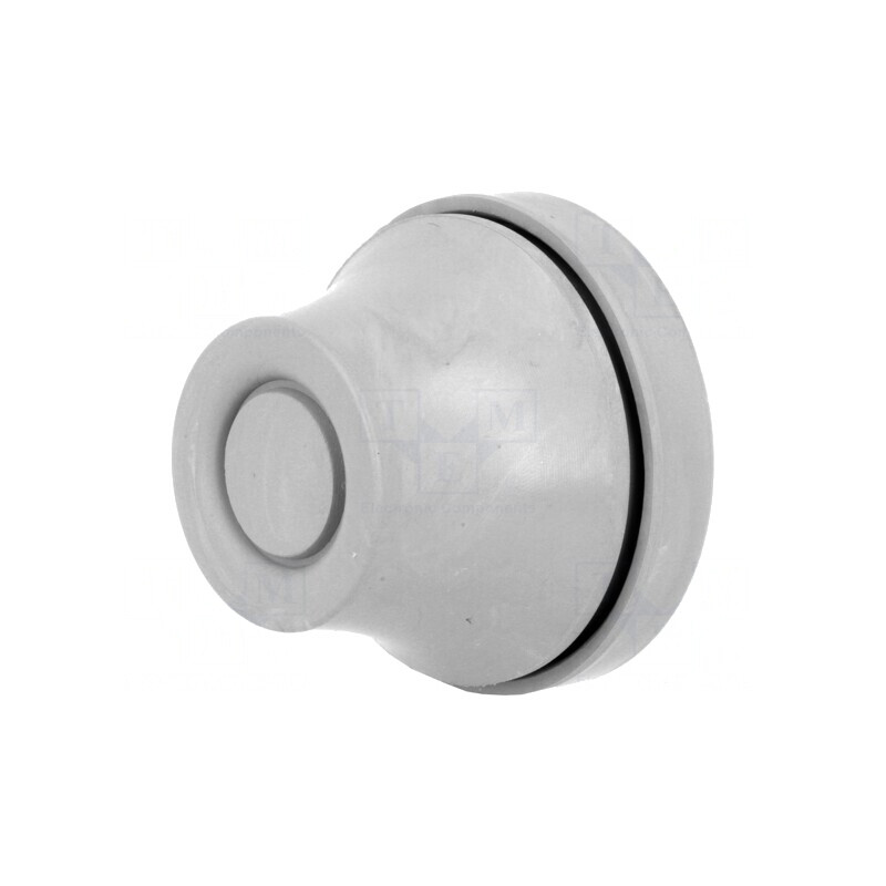 Manșon gri 29mm pentru panou 1-4mm din gumă | Electronic-mag.ro | Componente Electronice