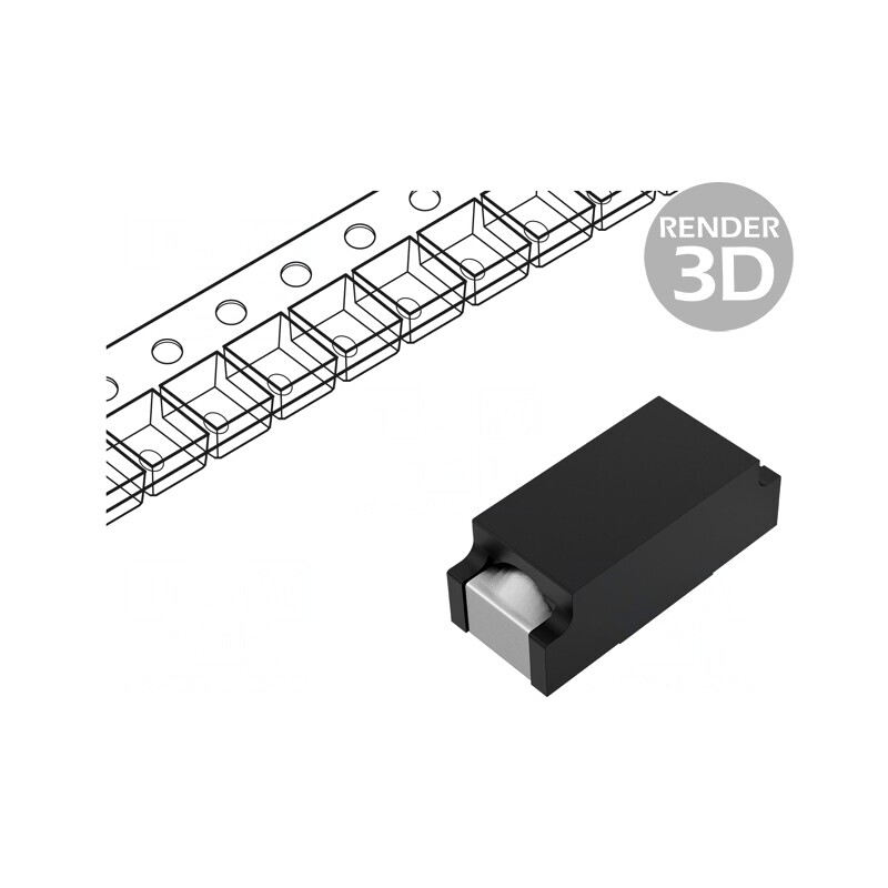 Siguranță Întârziere 5A 125VAC 125VDC SMD Cupru | Electronic-mag.ro | Componente Electronice