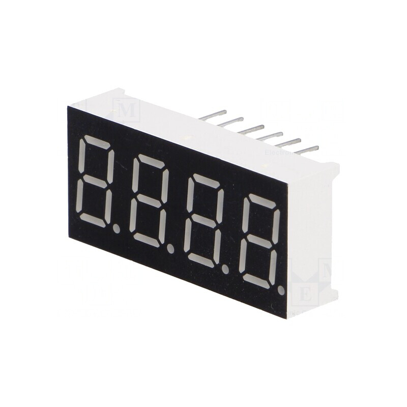 Afișaj LED 7 Segmente Verde 4 Digiti | Electronic-mag.ro | Componente Electronice