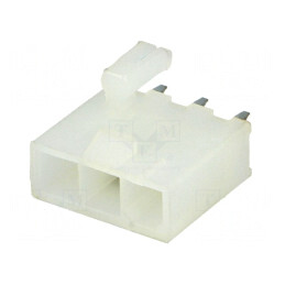 Soclu cablu-placă tată Mini-Fit Jr 4,2mm 3 pini THT drept | Electronic-mag.ro | Componente Electronice