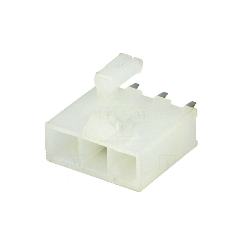 Soclu cablu-placă tată Mini-Fit Jr 4,2mm 3 pini THT drept | Electronic-mag.ro | Componente Electronice