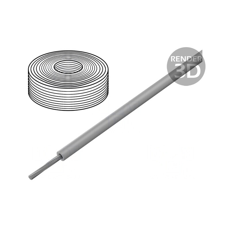Cablu Siliconați Cupru Gri 1x1,5mm2 300V 500V | Electronic-mag.ro | Componente Electronice
