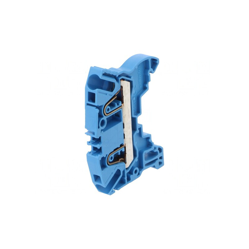 Conector de Îmbinare pentru Șine 0,5-4mm2 1 Pista 2 Borne Albastru SNK | Electronic-mag.ro | Componente Electronice