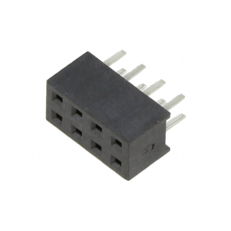Soclu pini mamă 2mm 8 pini THT PCB 2A cositorit | Electronic-mag.ro | Componente Electronice