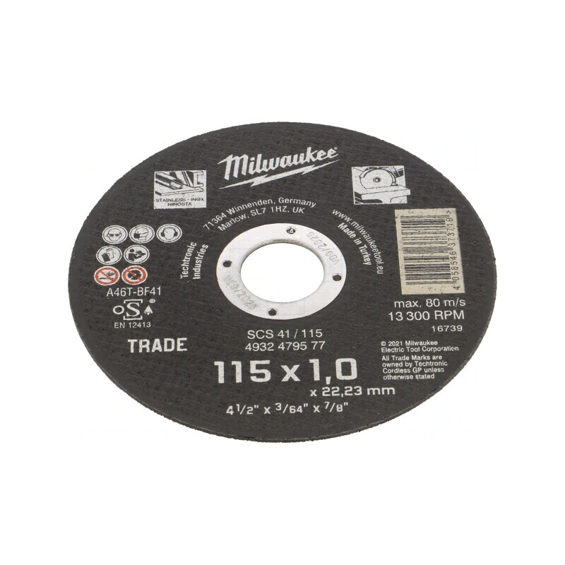 Disc de Tăiere pentru Oțel 115mm 22,2mm 1mm | Electronic-mag.ro | Componente Electronice Disc de Tăiere pentru Oțel 115mm 22,2mm 1mm | Electronic-mag.ro | Componente Electronice