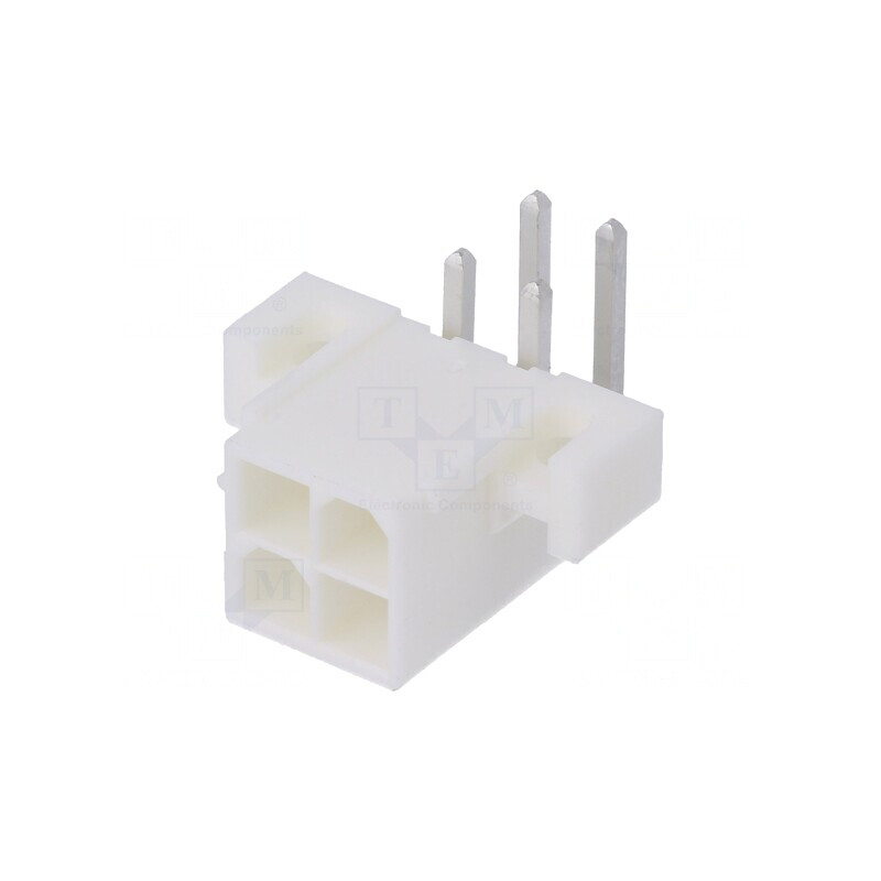 Soclu cablu-placă Mini-Fit Jr 4,2mm 4 pini THT | Electronic-mag.ro | Componente Electronice