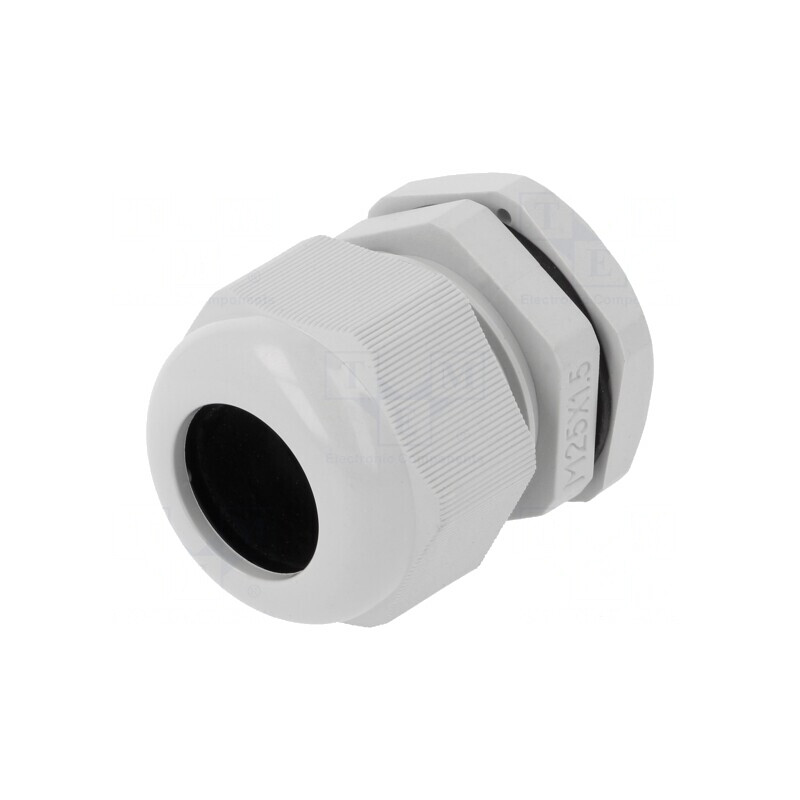 Garnitură etanşare M25 IP67 Poliamidă Gri | Electronic-mag.ro | Componente Electronice