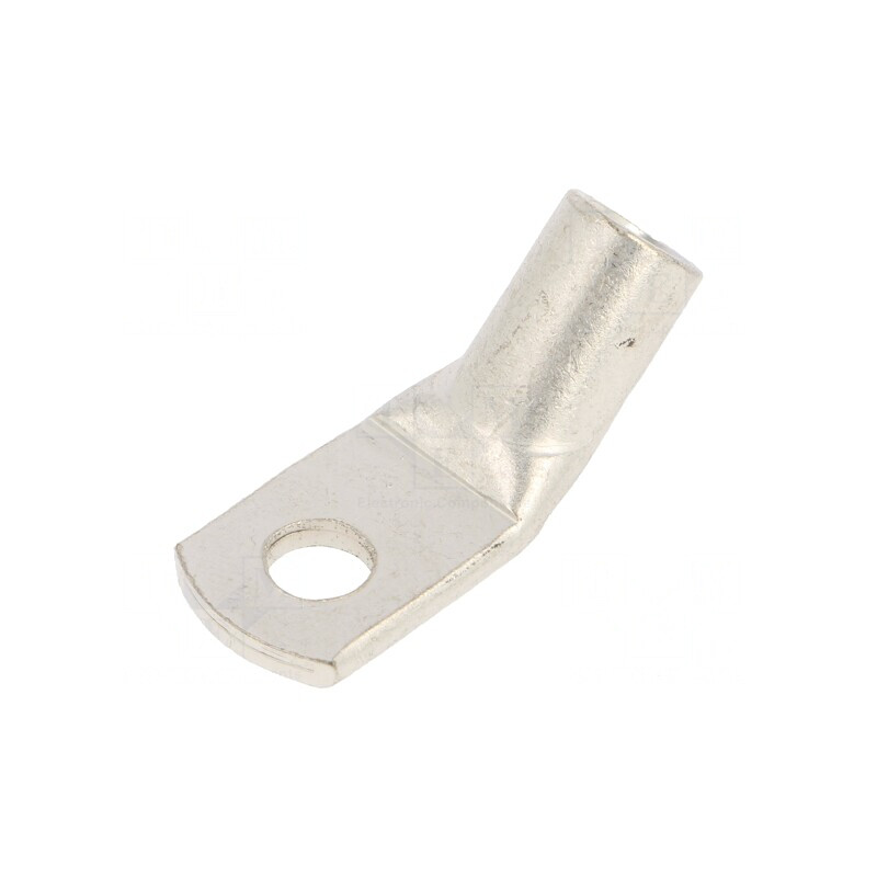 Conector inelar tubular M6 25mm2 crimpat 45° | Electronic-mag.ro | Componente Electronice