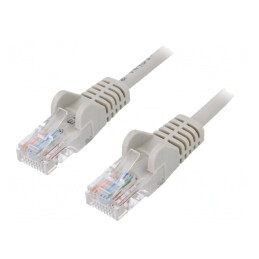 Patch cord U/UTP 5e gri 1,5m | Electronic-mag.ro | Componente Electronice