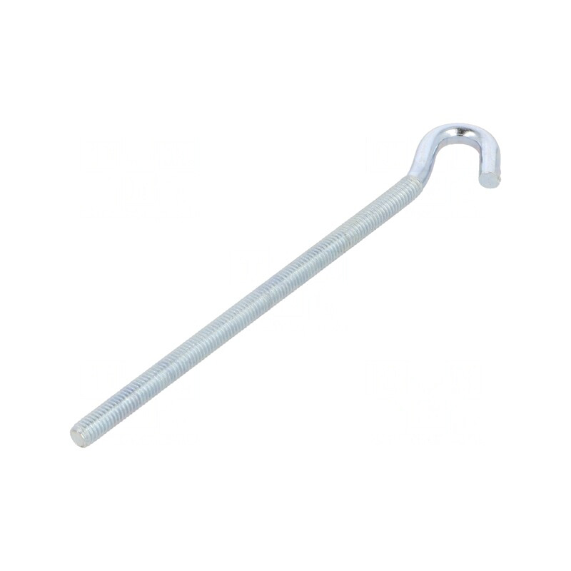 Cârlig în unghi oțel zincat 140mm | Electronic-mag.ro | Componente Electronice