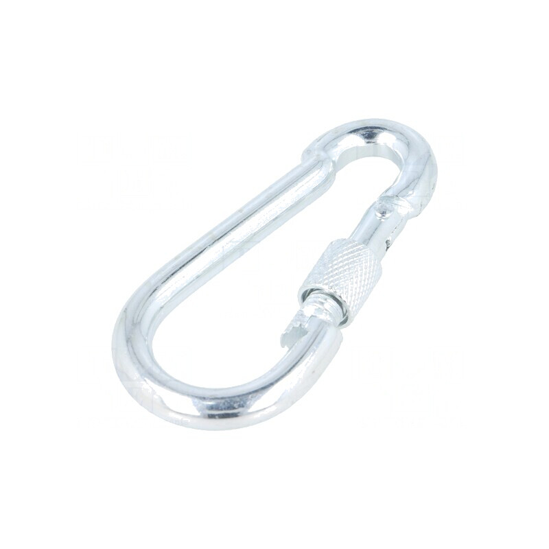 Carabină Oțel 80mm cu Protecție Zincată 8mm | Electronic-mag.ro | Componente Electronice