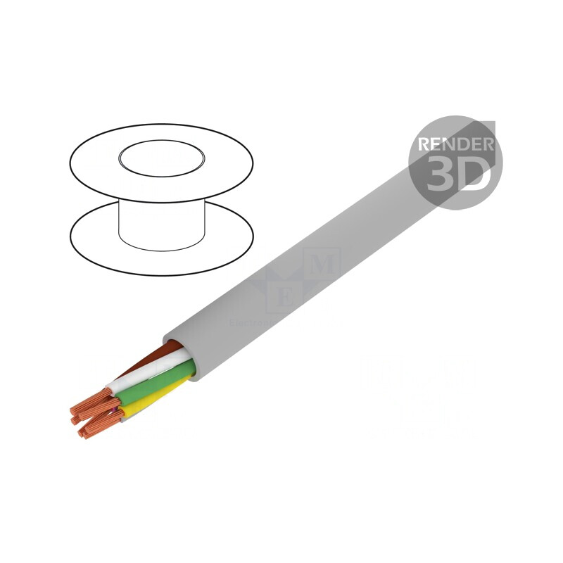 Cablu ELITRONIC LIYY 6x0,14mm2 Gri | Electronic-mag.ro | Componente Electronice