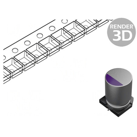 Condensator Polimeric 47uF 25V SMD | Electronic-mag.ro | Componente Electronice