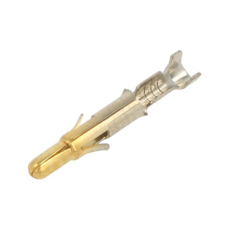 Pin Tată Alamă Aurit Selectiv 0,2-0,8mm² 24-18AWG Vrac | Electronic-mag.ro | Componente Electronice