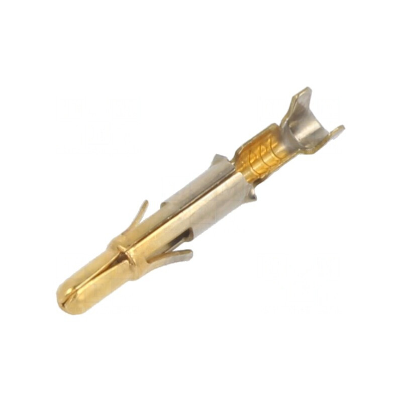 Pin tată alamă aurit crimpat 0,2-0,8mm2 24-18AWG în vrac | Electronic-mag.ro | Componente Electronice