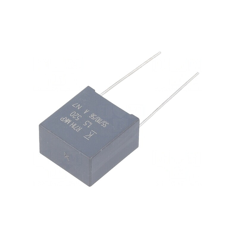 Condensator Polipropilenă 1,5uF THT ±10% 18x16x10mm 15mm | Electronic-mag.ro | Componente Electronice