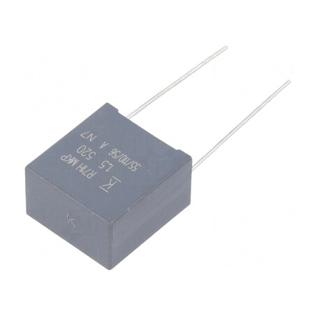 Condensator Polipropilenă 1,5uF THT ±10% 18x16x10mm 15mm | Electronic-mag.ro | Componente Electronice