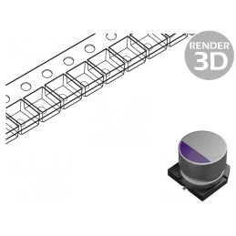 Condensator Polimeric 180uF 16VDC SMD | Electronic-mag.ro | Componente Electronice