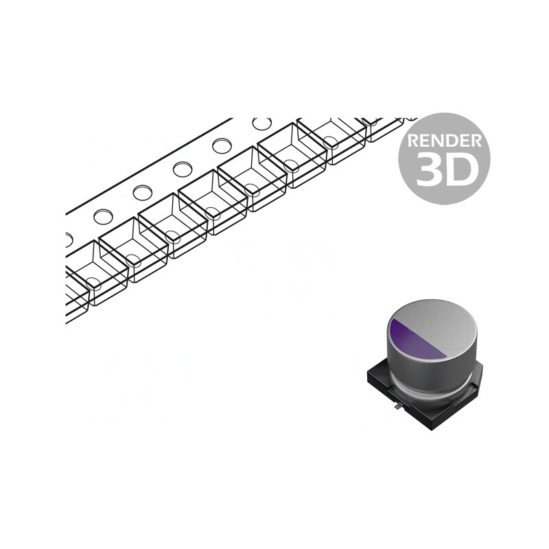 Condensator Polimeric 180uF 16VDC SMD | Electronic-mag.ro | Componente Electronice