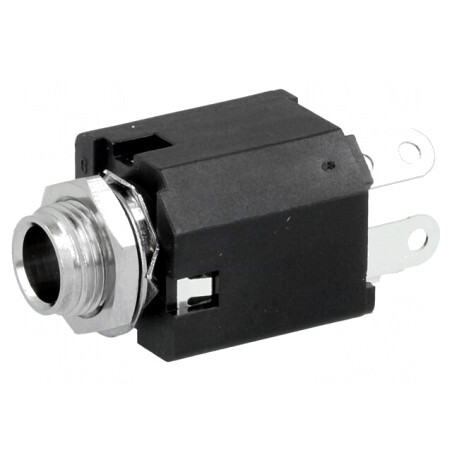 Soclu Jack 6,3mm Mamă Stereo 3 Piste | Electronic-mag.ro | Componente Electronice