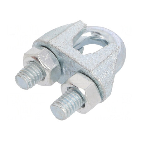 Clema de prindere cablu oțel 12mm | Electronic-mag.ro | Componente Electronice