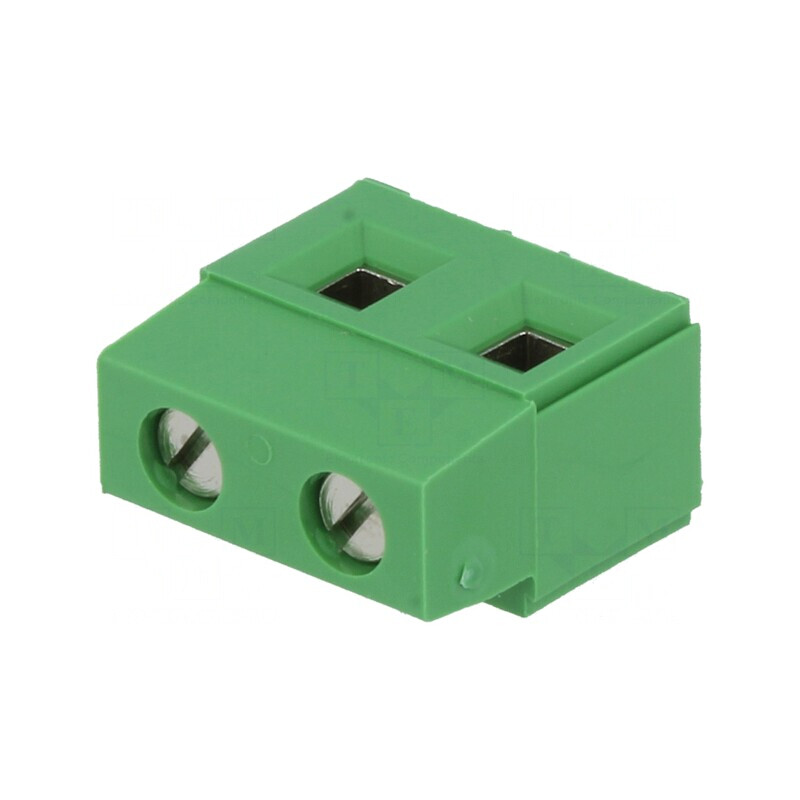 Regletă Conexiuni PCB 90° 7,5mm 2 Piste 17,5A | Electronic-mag.ro | Componente Electronice