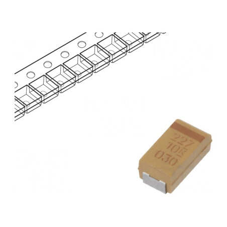 Condensator Tantal 220uF 10V SMD 2312 | Electronic-mag.ro | Componente Electronice