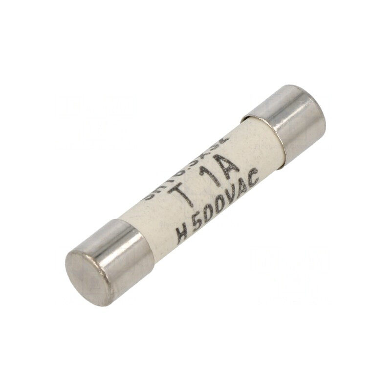 Siguranță întârziere 1A 500VAC 400VDC cupru SHT | Electronic-mag.ro | Componente Electronice