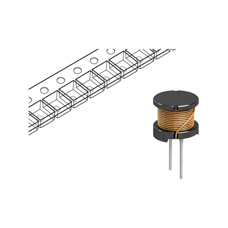 Inductor THT 82uH 800mA 12.5x10.8mm | Electronic-mag.ro | Componente Electronice Inductor THT 82uH 800mA 12.5x10.8mm | Electronic-mag.ro | Componente Electronice