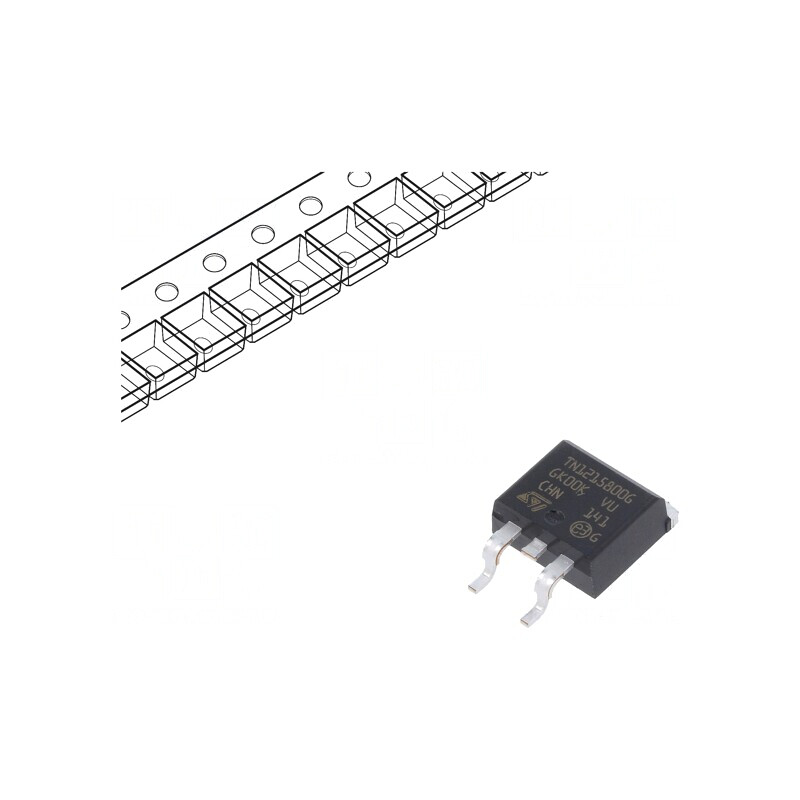 Tiristor 800V 12A 8A D2PAK SMD Rola Banda | Electronic-mag.ro | Componente Electronice Tiristor 800V 12A 8A D2PAK SMD Rola Banda | Electronic-mag.ro | Componente Electronice