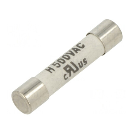 Siguranță Întârziere 6,3A 500VAC 400VDC Cupru SHT | Electronic-mag.ro | Componente Electronice