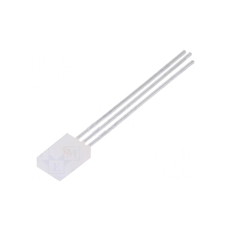 LED dreptunghiular bicolor verde/roșu 5,46x2,41x8mm | Electronic-mag.ro | Componente Electronice