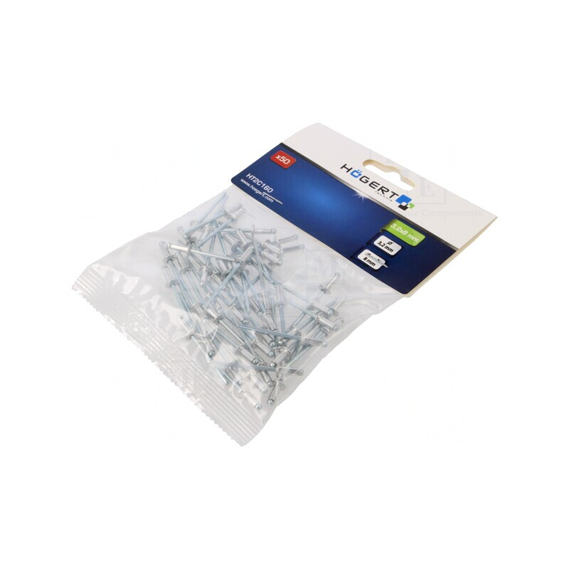 Diblu Aluminiu 3,2mm x 8mm - Set 50 Buc. | Electronic-mag.ro | Componente Electronice Diblu Aluminiu 3,2mm x 8mm - Set 50 Buc. | Electronic-mag.ro | Componente Electronice