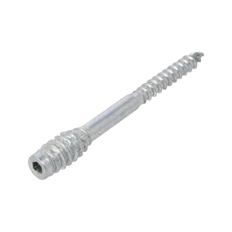 Șurub Lemn 6x80 Fără Cap HEX 4mm Oțel Zincat | Electronic-mag.ro | Componente Electronice