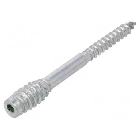 Șurub Lemn 6x80 Fără Cap HEX 4mm Oțel Zincat | Electronic-mag.ro | Componente Electronice