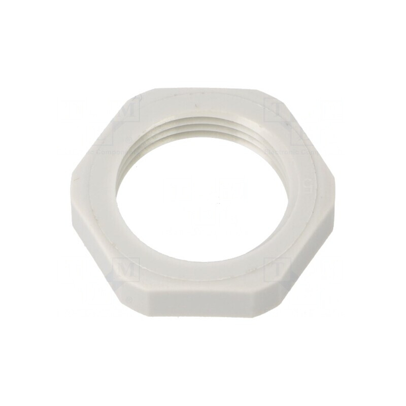 Piuliţă Filet PG Poliamidă Gri 27mm | Electronic-mag.ro | Componente Electronice