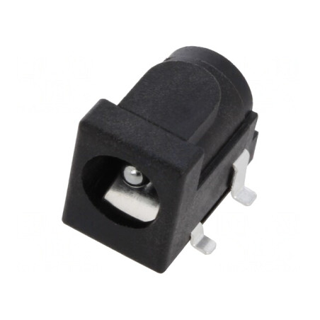 Conector DC Tată 6,4/2,5mm pentru PCB SMT 5A 20VDC | Electronic-mag.ro | Componente Electronice
